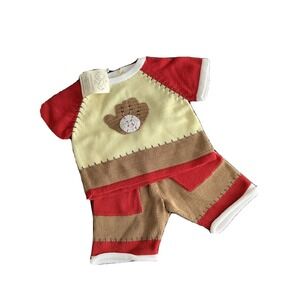 NEW‎ ZACKALI 4 KIDS SZ 2 BASEBALL SET With Tags (T8) 0102